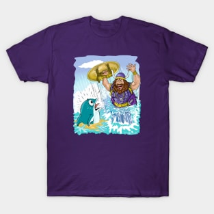 Minnesota Vikings Fans - Kings of the North vs Urine Trouble Fishes T-Shirt